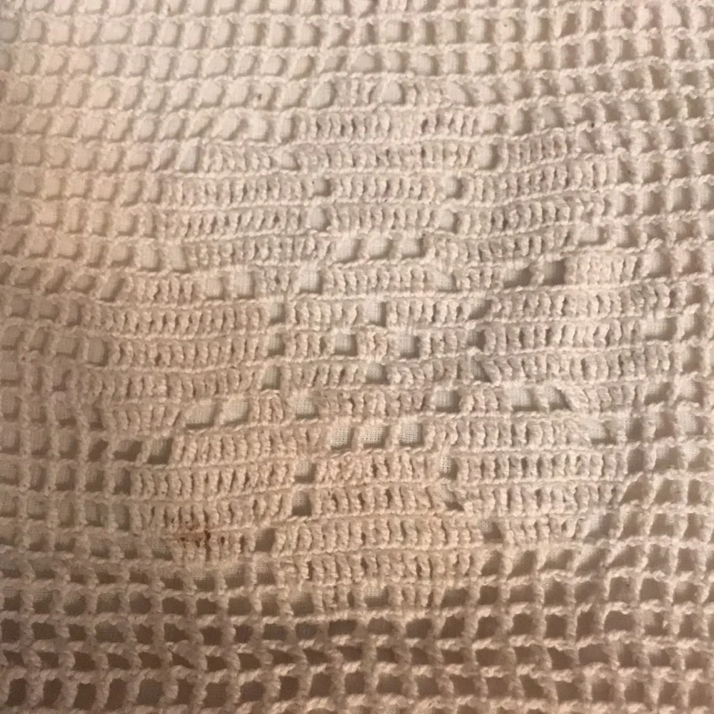 VINTAGE MACRAME BAG W/ wooden handles. MAKE IT YOUR OWN!!!! - Picture 2 of 5